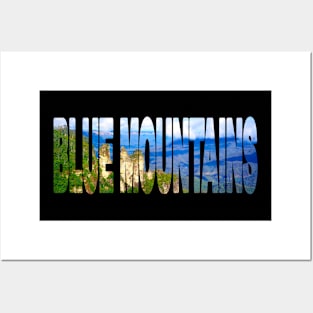 BLUE MOUNTAINS - NSW Australia Three Sisters Posters and Art